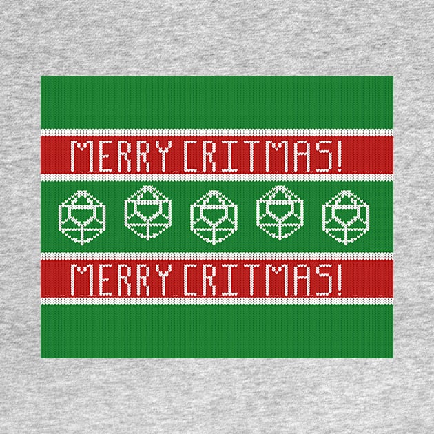 Merry Critmas | D&D Christmas Jumper by GeorgiaGoddard